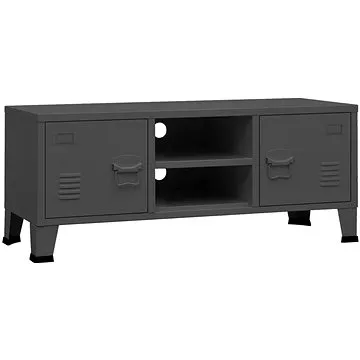 Industriální SHUMEE antracitový 105 × 35 × 42 cm kov (339620)