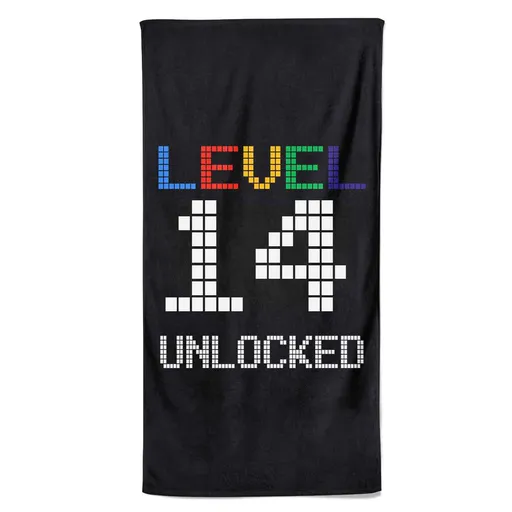 Osuška Level Unlocked (věk: 14, Velikost osušky: 100x170cm)