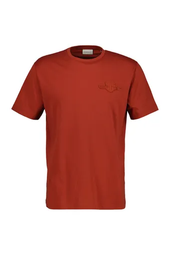 TRIČKO GANT REG TONAL SHIELD SS T-SHIRT MODERN RUST