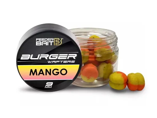 FeederBait Burger Wafters 9mm 25ml - Mango,FeederBait Burger Wafters 9mm 25ml - Mango