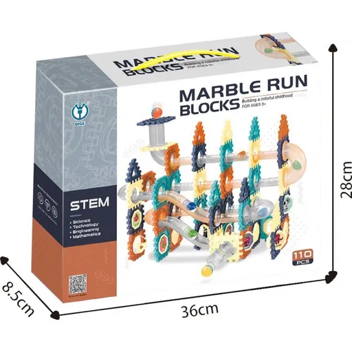 Alltoys Kuličkodráha magnetická 110 ks