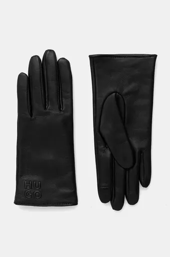 Kožené rukavice HUGO Beggy