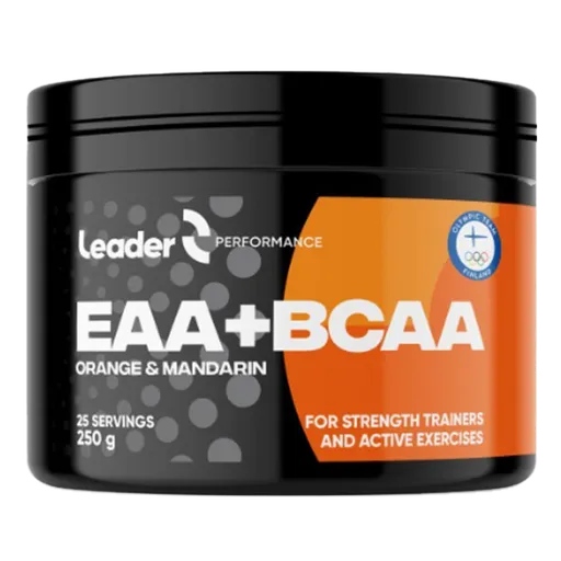 LEADER EAA + BCAA 250g - pomeranč, mandarinka