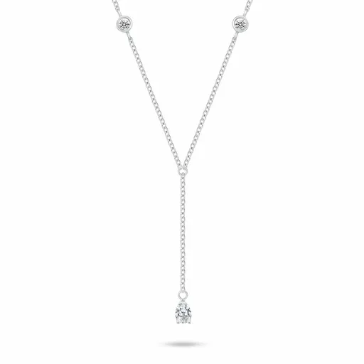 Brilio Silver Elegantní stříbrný náhrdelník pro ženy NCL179W