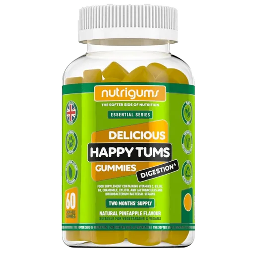 Nutrigums Happy Tums Digestion 60 želé - ananas