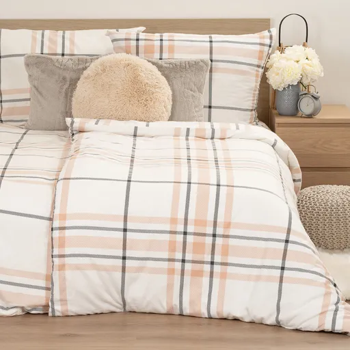 4Home Flanelové povlečení Elegant Plaid, 160 x 200 cm, 70 x 80 cm