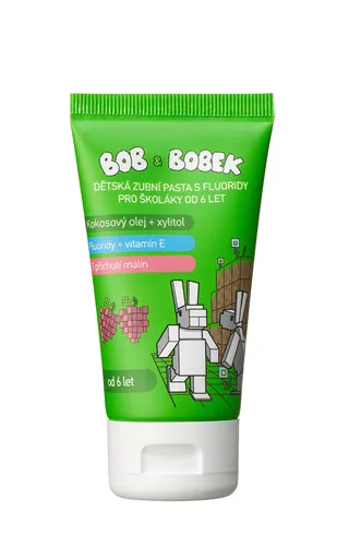 Bob a Bobek KRAFT – Fakt hustý čištění! Zubní pasta pro školáky 6+, 50 ml
