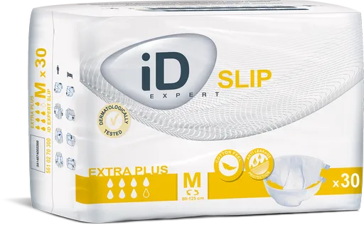 iD Slip Medium Extra Plus plenkové kalhotky s lepítky 30 ks