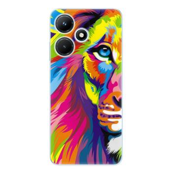 Odolné silikonové pouzdro iSaprio - Rainbow Lion - Infinix Hot 30i