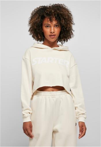 Ladies Starter Cropped Hoody palewhite - L