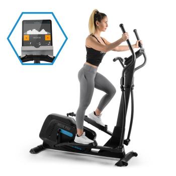 Capital Sports Helix Pro, eliptický trenažér, bluetooth, aplikace, 20 kg setrvačník