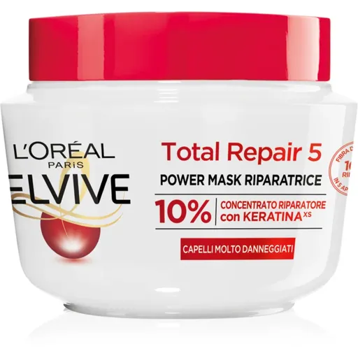 L’Oréal Paris Elseve Total Repair 5 regenerační maska na vlasy s keratinem 300 ml