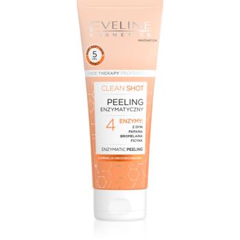 Eveline Cosmetics Clean Shot 4 Enzymes enzymatický peeling proti nedokonalostem pleti 75 ml