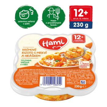 Hami Malý g urmán Krémové rizoto s mrkví a hráškem 230 g