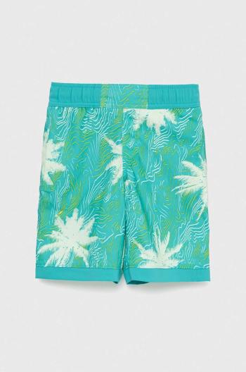 Dětské kraťasy Columbia Sandy Shores Boardshort zelená barva, nastavitelný pas