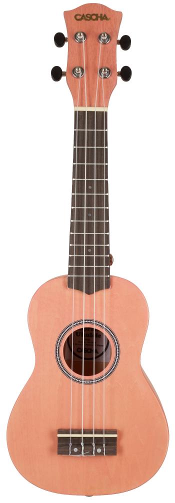 Cascha HH 3976 Soprano Ukulele Bundle Pink