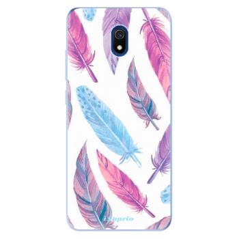 Odolné silikonové pouzdro iSaprio - Feather Pattern 10 - Xiaomi Redmi 8A