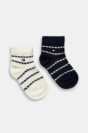 Dětské ponožky Tommy Hilfiger 2-pack tmavomodrá barva, 701229883