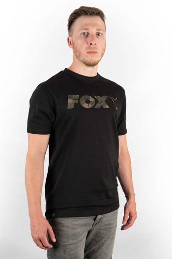 Fox Triko Black/Camo Chest Print T-Shirt