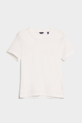 TRIČKO GANT REG TONAL SHIELD SS T-SHIRT WHITE