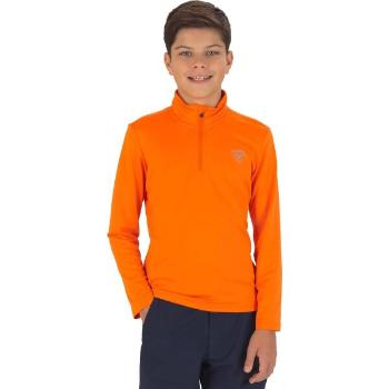 Rossignol 1/2 ZIP WARM STRETCH Juniorský rolák, oranžová, velikost