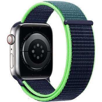 Eternico Airy pro Apple Watch 38mm / 40mm / 41mm  Night Blue and Green edge    (AET-AWAY-NiBlG-38)