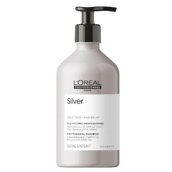 L´Oréal Professionnel Stříbrný šampon pro šedé a bílé vlasy Magnesium Silver (Neutralising Shampoo For Grey And White Hair) 500 ml