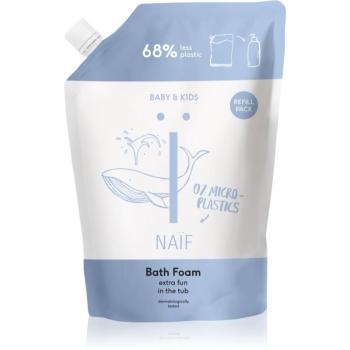 Naif Baby & Kids Bath Foam relaxační pěna do koupele náhradní náplň 500 ml