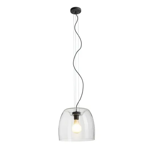 RED - DESIGN RENDL RENDL ORLANDO 35 závěsné svítidlo čiré sklo/černá 230V E27 24W R14395