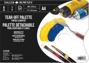 Daler Rowney 404211400 Malířská paleta A4 40 ks