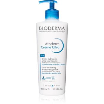 Bioderma Atoderm Créme Ultra vyživující tělový krém pro normální až suchou citlivou pokožku bez parfemace Bottle with Pump 500 ml