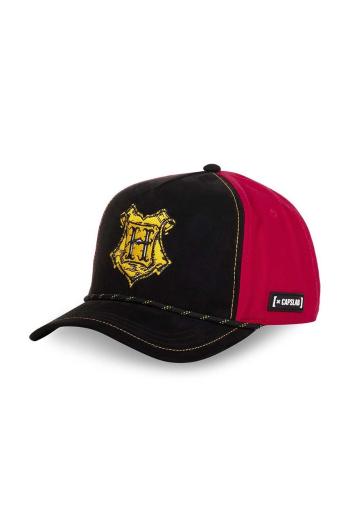 Capslab baseball sapka x Harry Potter fekete, nyomott mintás, CL/HP2/1/PCT/POT2