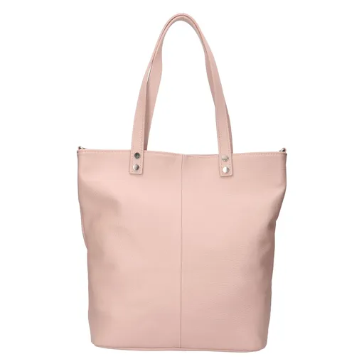 Dámská kožená kabelka Italia Elena - světle růžová