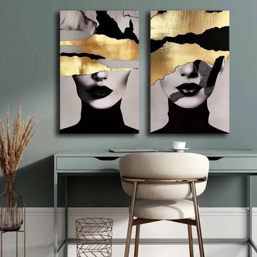 Dekorativní obraz na plátně (2 kusy) 2P4570GSC-019