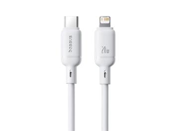 Kabel BASEUS USB-C/Lightning 1m White 20W