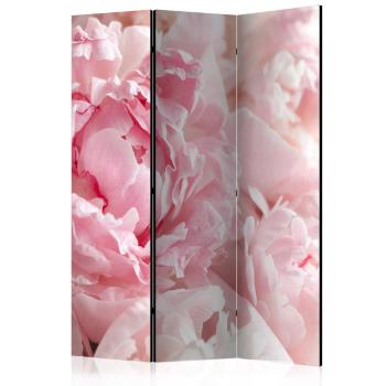 Paraván Sweet Peonies Dekorhome 135x172 cm (3-dílný)