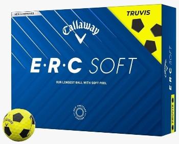 Callaway ERC Soft 2025 Yellow Truvis Black Golfové míčky