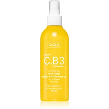 Ziaja Vitamin C.B3 Niacinamide čisticí pleťové tonikum ve spreji 190 ml
