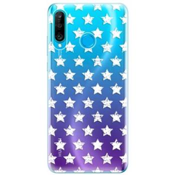 iSaprio Stars Pattern - white pro Huawei P30 Lite (stapatw-TPU-HonP30lite)