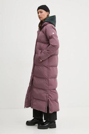 Bunda Superdry dámská, fialová barva, zimní, W5011800A-2WM