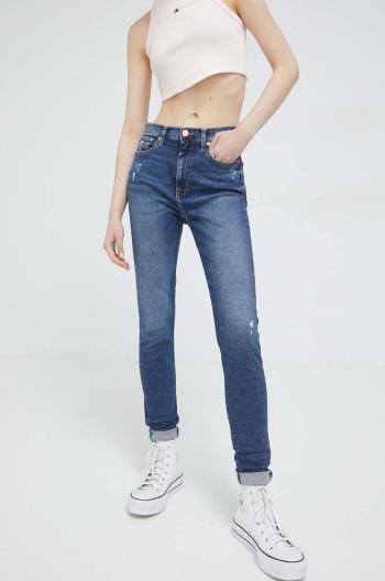 Džíny Tommy Jeans Sylvia dámské, high waist