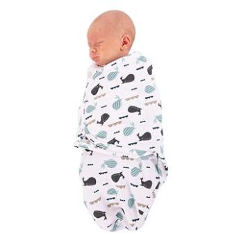 Bo Jungle B-Wrap Small (3,2 - 6,4 kg), Ocean Whales (1703731725004)