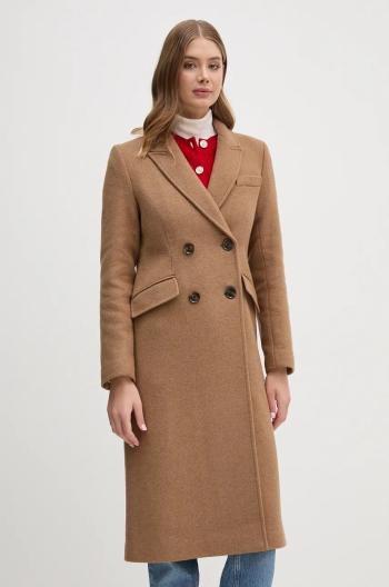 Vlněný kabát Barbour Marylin Tailored Wool Coat přechodný, dvouřadový, LWO0236