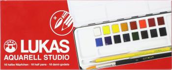 Lukas Aquarell Studio Metal Box Sada akvarelových barev 16 ks