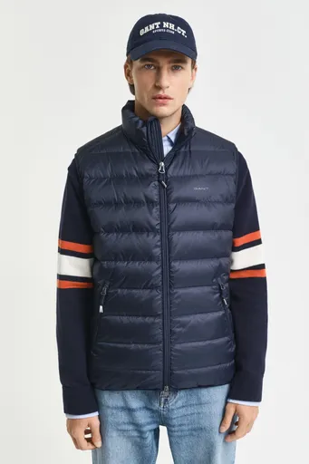 VESTA GANT LIGHT DOWN VEST EVENING BLUE