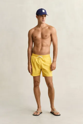 PLAVKY GANT SWIM SHORTS MUSTARD YELLOW