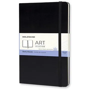 MOLESKINE Sketchbook L, tvrdé desky, černý (ARTQP063)
