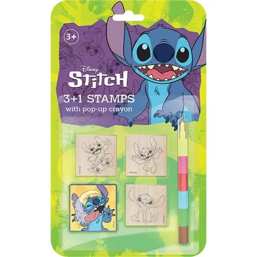 Disney LILO & STITCH Razítka 3+1, mix, velikost