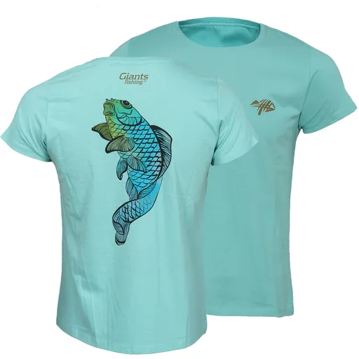 Giants fishing tričko zelené koi kapr dámské - xs