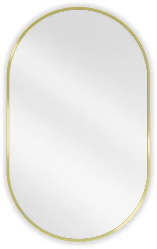 MEXEN Loft zrcadlo 90 x 55, zlatý rám 9851-090-055-000-50